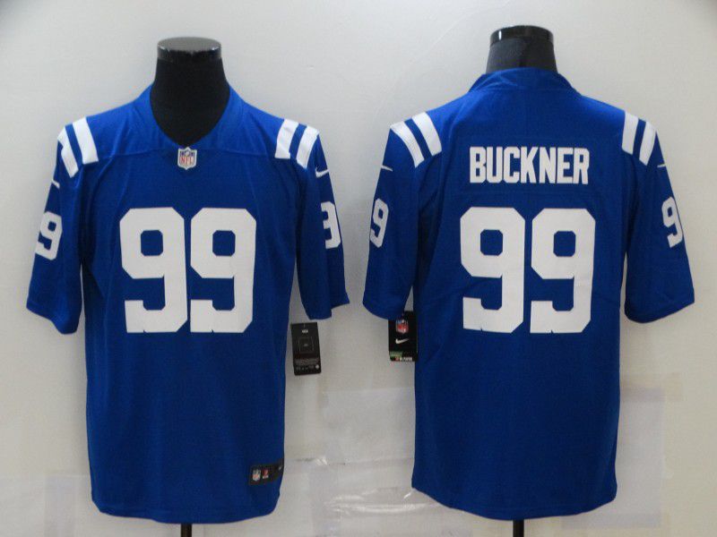 Men Indianapolis Colts #99 Buckner Blue Nike Vapor Untouchable Limited 2020 NFL Nike Jerseys